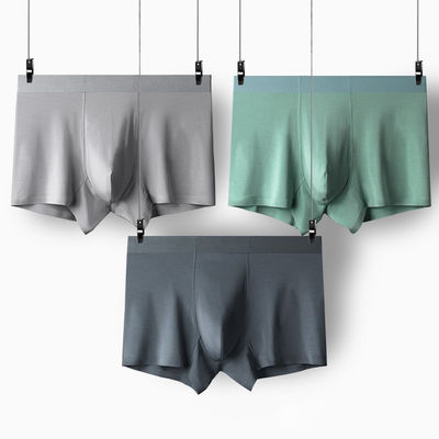 Elasticity 3XL Mens Boxer Briefs Seamless Morandi Color Plus Shorts