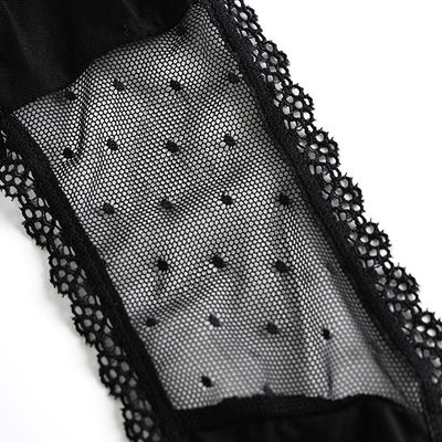 Wholesale Factory Bulk Leak proof 4 layer Transparent Menstrual briefs sexy lace period panties