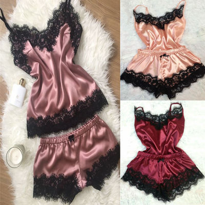 Women Fashion Sexy Lingerie Set Women'S Nightwear Cute Shorts And Top Sexy Pijama