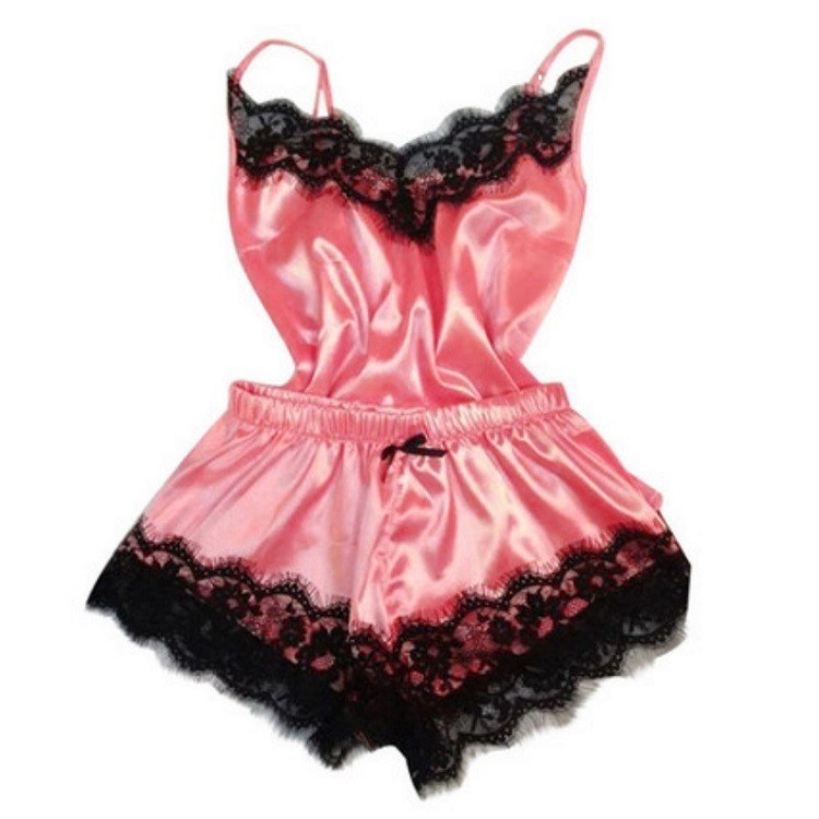 Women Fashion Sexy Lingerie Set Women'S Nightwear Cute Shorts And Top Sexy Pijama